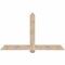 Ekena Millwork Eugene Smooth Timber Gable Bracket, Douglas Fir, 72"W x 42"H x 3 1/2"D x 5 1/2"F, 14/12 Pitch GBW072X42X0406EUG00SDF - alternate 1